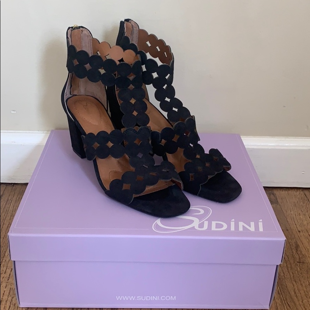 Sudini - Black block heels Size 8